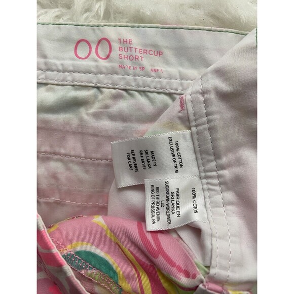 Lilly Pulitzer Size 00 Multicolor Floral The Buttercup Scalloped Hem Shorts - Picture 4 of 4
